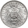 Germany, Württemberg. William II (1891-1918). 3 Mark 1911 F, Stuttgart, Silver Wedding Anniversary