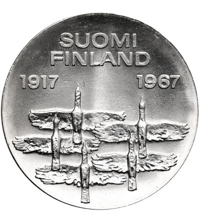 Finland. 10 Markkaa 1967, 50th Anniversary of Independence