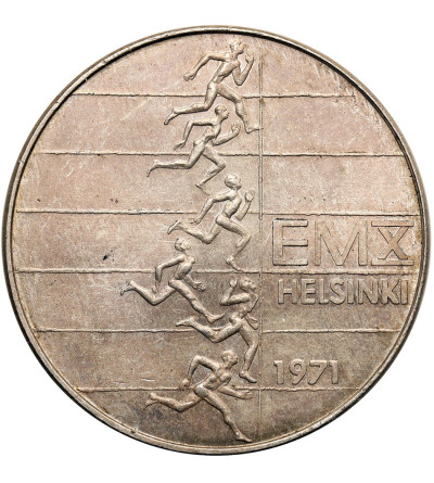 Finlandia. 10 marek (Markkaa) 1971 S-H, X Mistrzostwa Europy w Lekkoatletyce