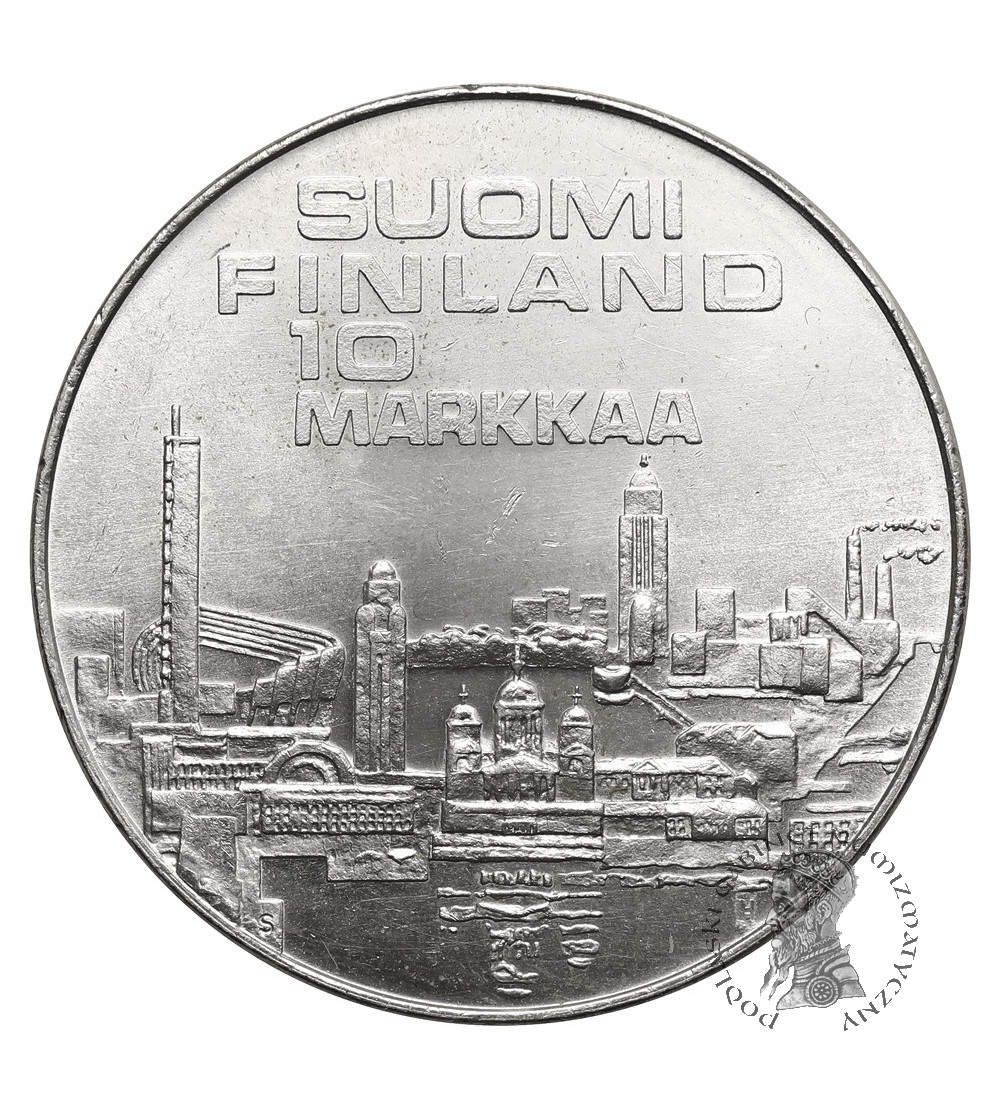 Finlandia. 10 marek (Markkaa) 1971 S-H, X Mistrzostwa Europy w Lekkoatletyce
