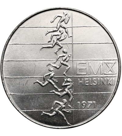 Finland. 10 Markkaa 1971 S-H, 10th European Athletics Championships