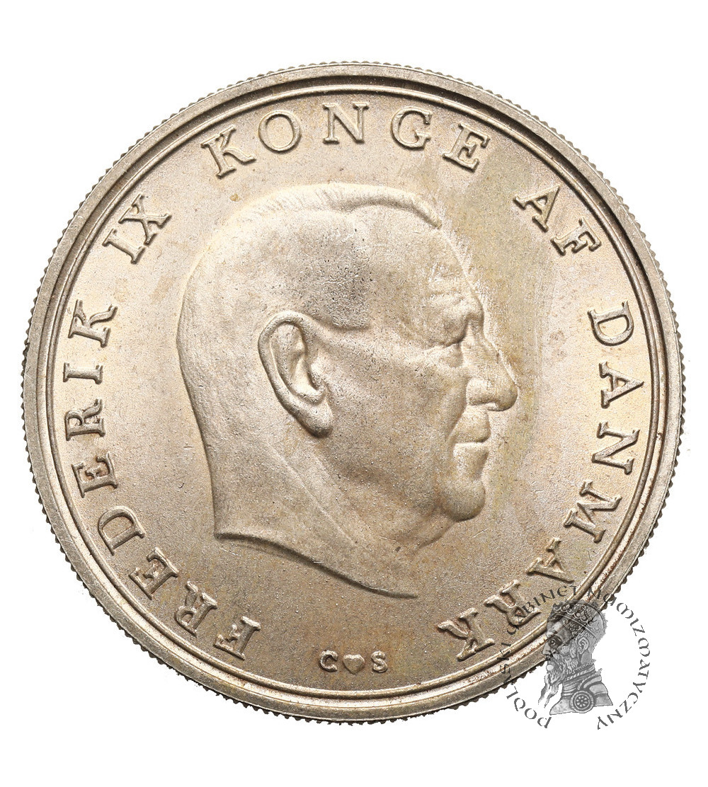 Dania, Fryderyk IX (1947 - 1972). 10 koron (Kroner) 1968, Ślub księżniczki Benedikte