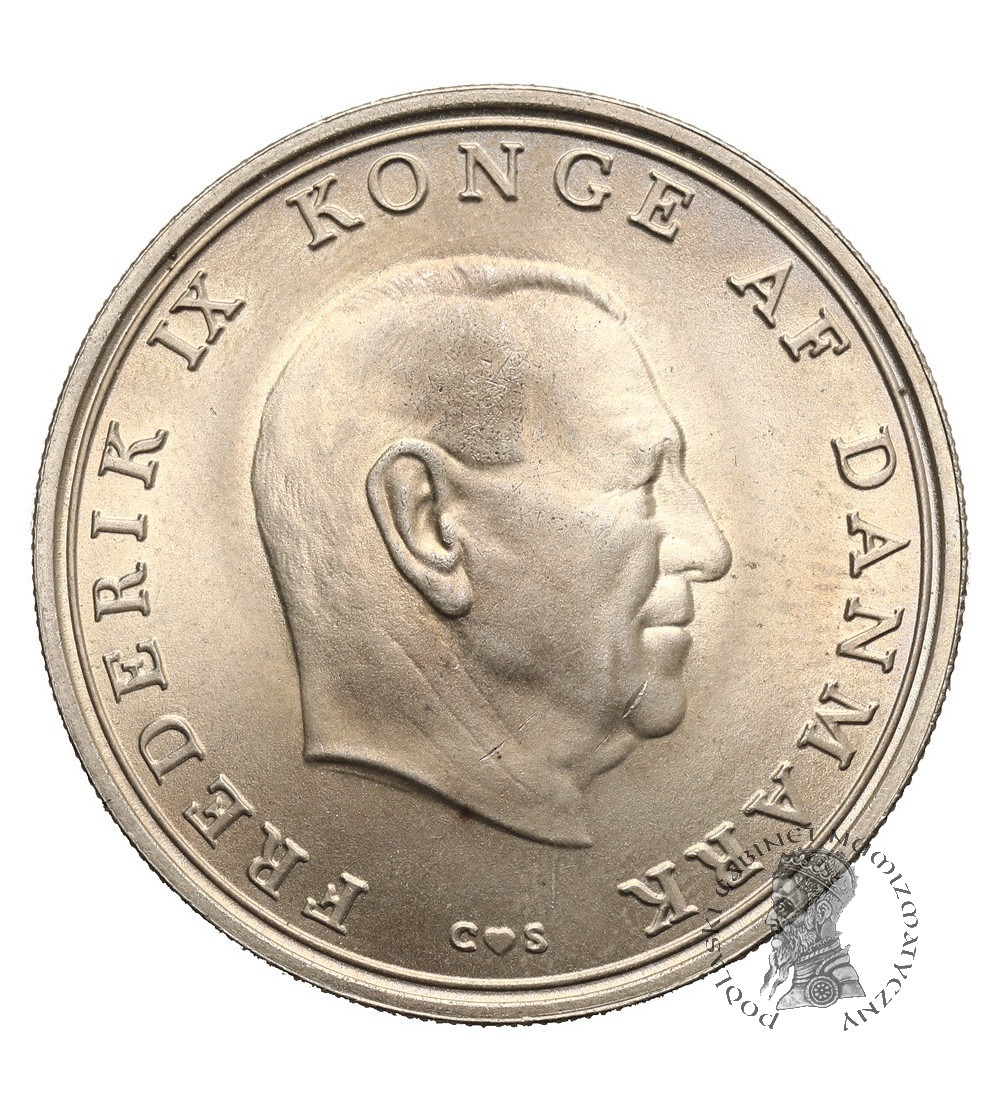 Denmark, Frederick IX (1947 - 1972). 10 Kroner 1968, Wedding of Princess Benedikte