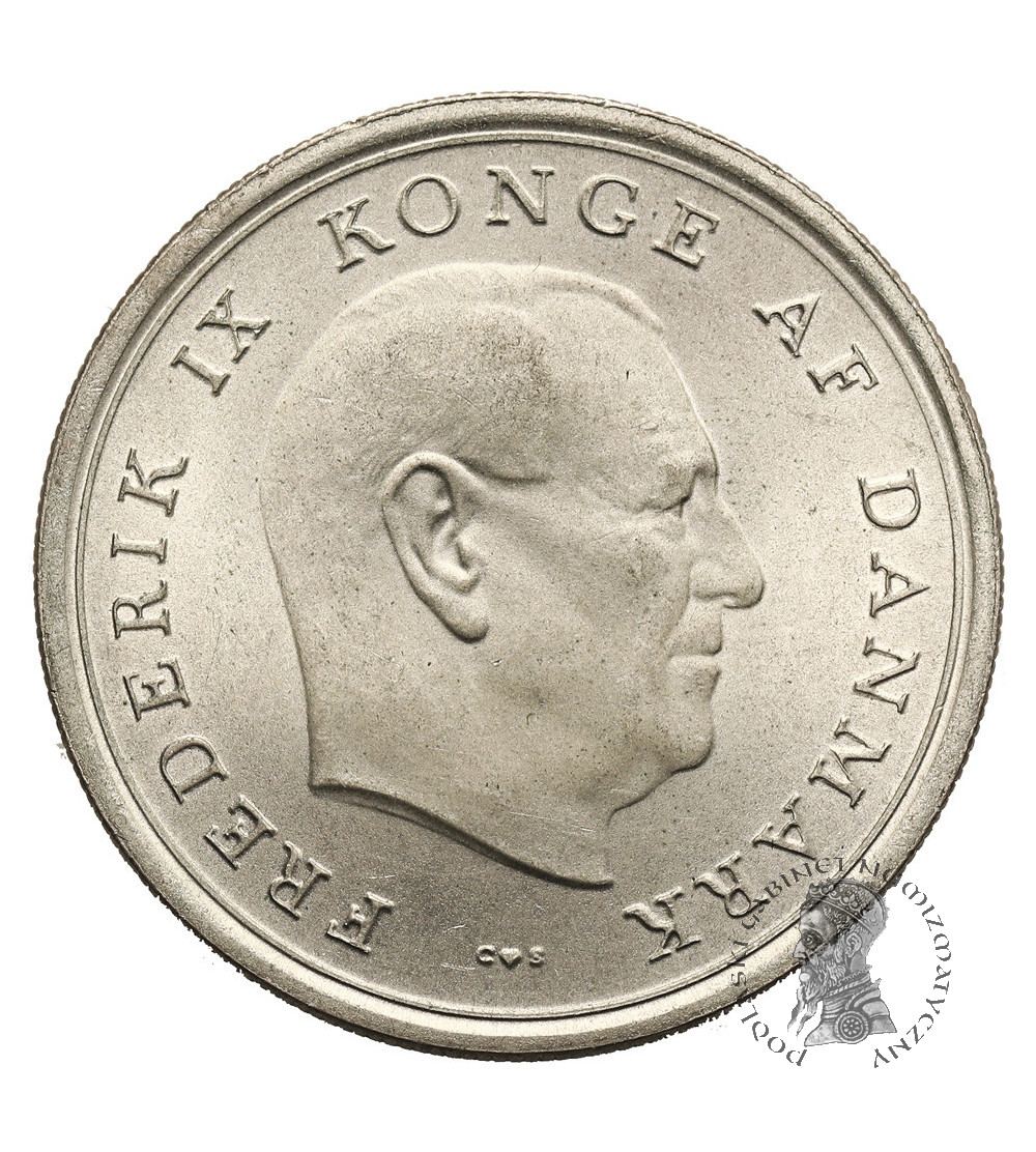 Dania, Fryderyk IX (1947–1972). 10 koron 1967 C-S, Ślub księżniczki Małgorzaty i Henrika