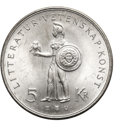 Szwecja, Gustaw VI Adolf (1950–1973). 5 koron (Kronor) 1962, 80 Rocznica Urodzin Gustawa VI Adolfa