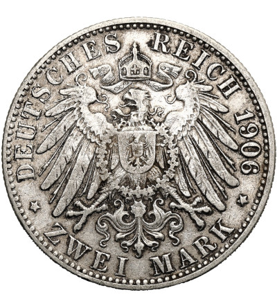 Niemcy, Wolne Miasto Hamburg. 2 marki 1906 J, Hamburg