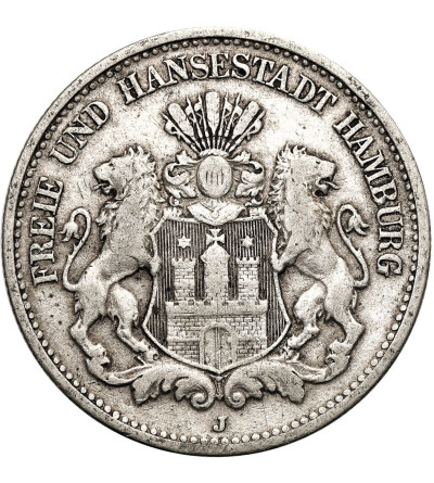 Niemcy, Wolne Miasto Hamburg. 2 marki 1904 J, Hamburg