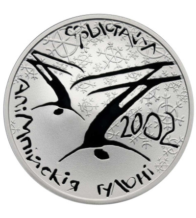 Białoruś. 20 rubli 2001, Zimowe Igrzyska Olimpijskie Salt Lake City 2002 - Styl dowolny - Proof