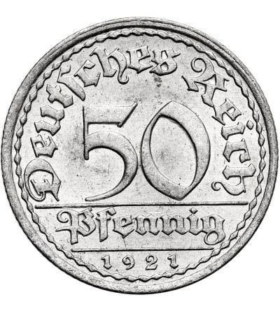 Germany, Weimar Republic (1918 - 1933). 50 Pfennigs 1921 A, Berlin