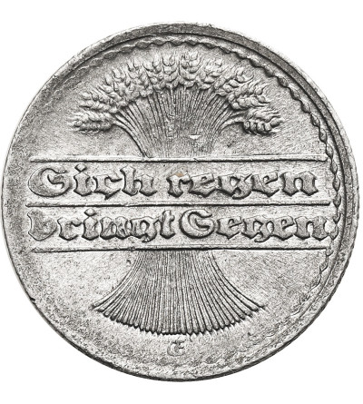Niemcy, Republika Weimarska (1918 - 1933). 50 fenigów 1921 E, Muldenhütten