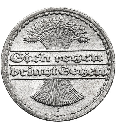 Germany, Weimar Republic (1918 - 1933). 50 Pfennigs 1922 F, State Mint of Stuttgart