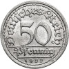 Germany, Weimar Republic (1918 - 1933). 50 Pfennigs 1922 F, State Mint of Stuttgart
