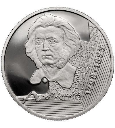 Belarus. 1 Rouble 1998, 200th Anniversary of Adam Mickewicz - Prooflike