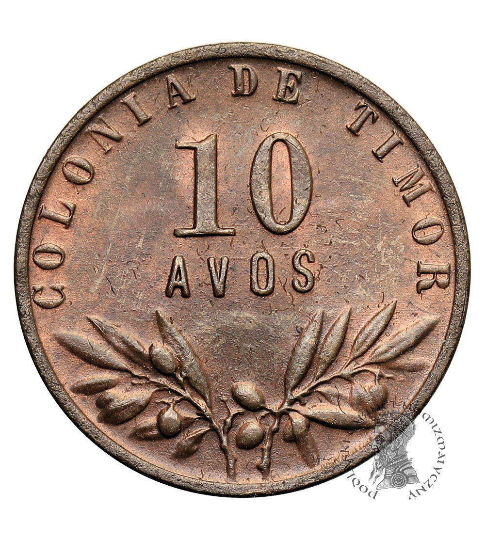 Timor (Kolonia Portugalska). 10 Avos 1948