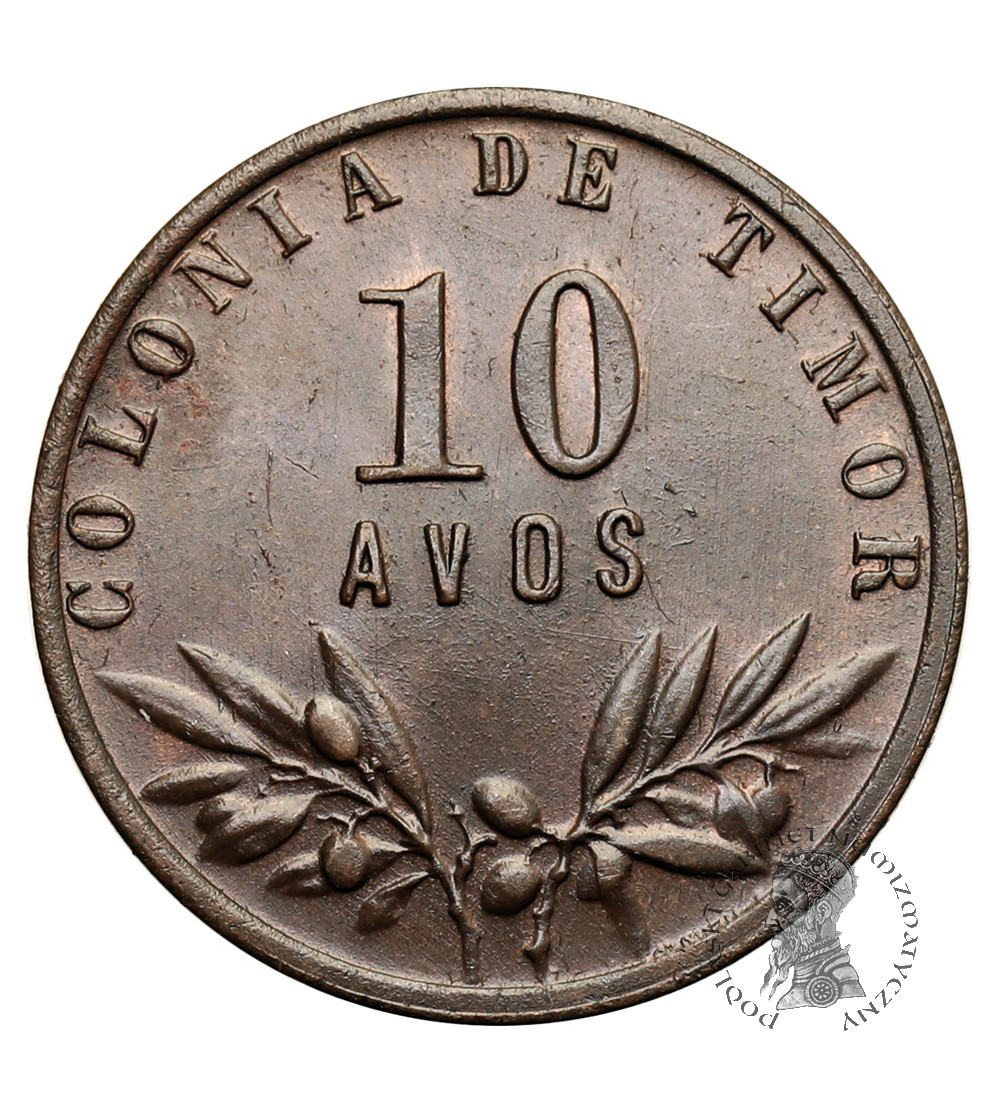 Timor (Kolonia Portugalska). 10 Avos 1948