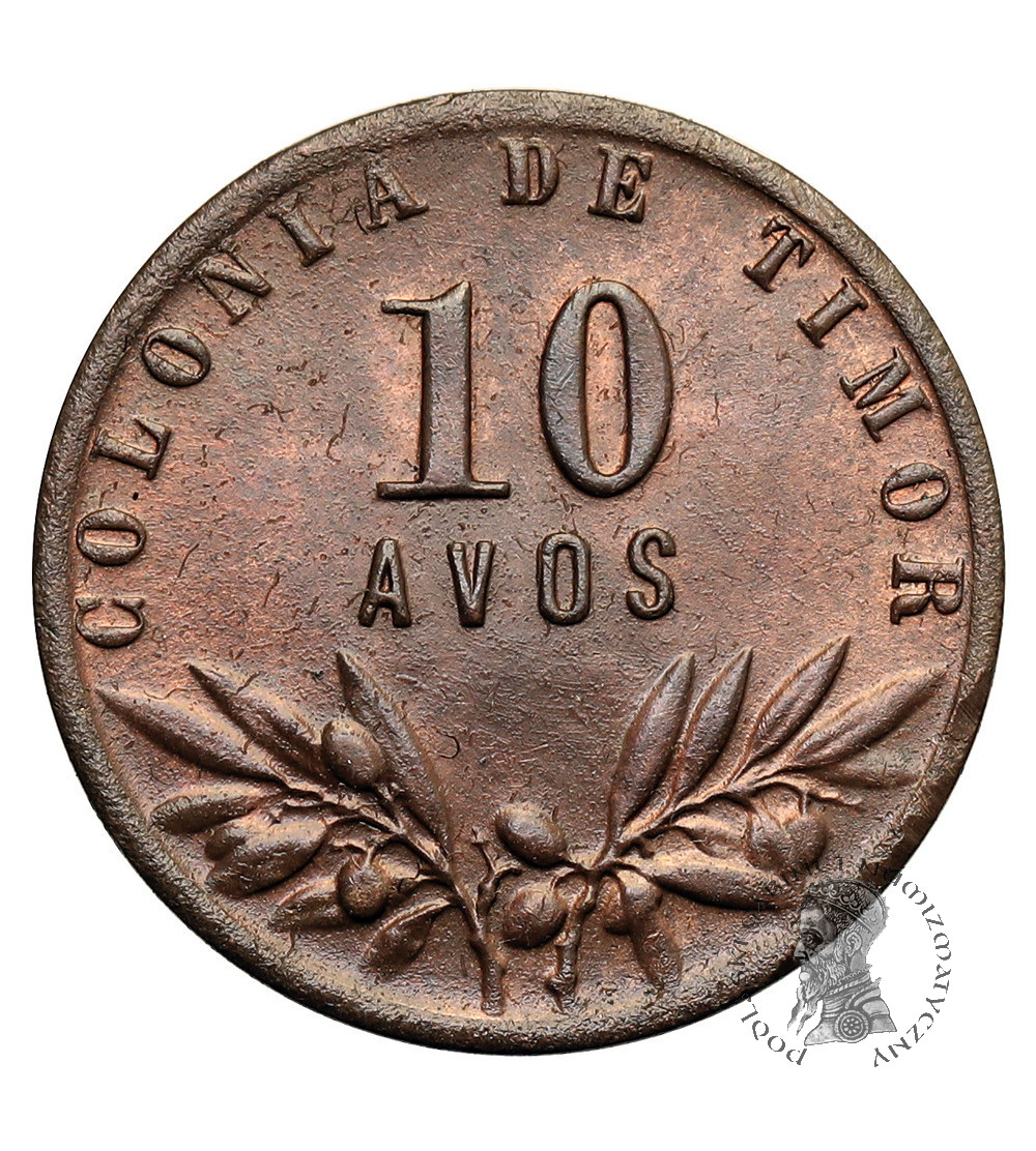Timor (Portuguese Colony). 10 Avos 1951