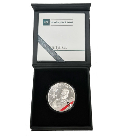 Poland. 10 Zlotys 2018, August Emil Fieldorf - "Nil", Series: The Enduring Soldiers Accursed by the Communists - Proof
