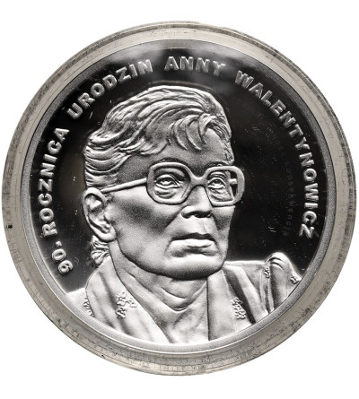 Polska. 10 złotych 2019, 90. rocznica urodzin Anny Walentynowicz - Proof