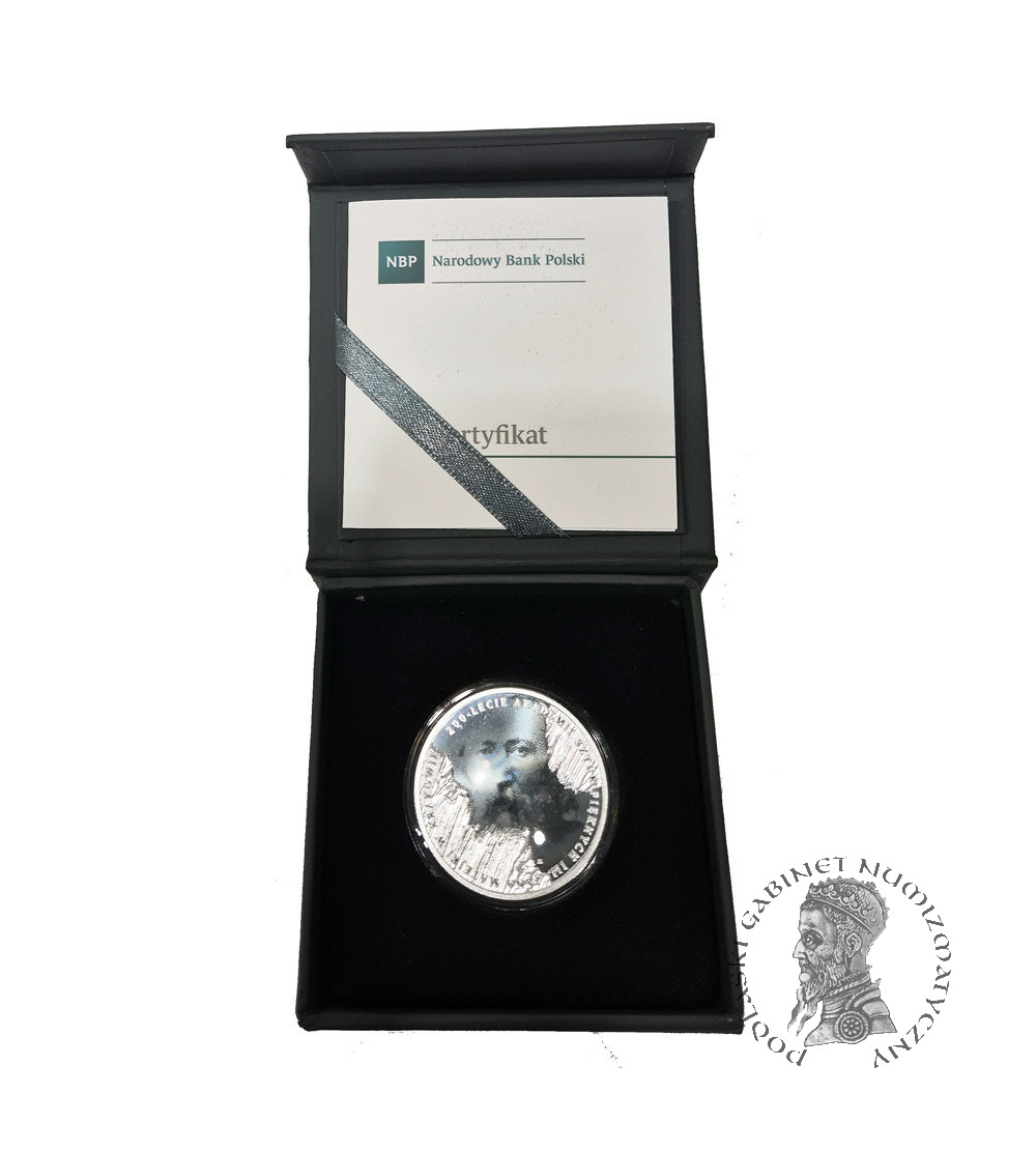Poland. 10 Zlotys 2019, 200th anniversary of the J. Matejko Academy of Fine Arts in Kraków - Proof