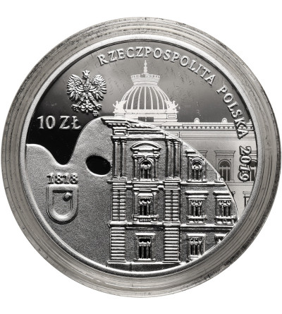 Poland. 10 Zlotys 2019, 200th anniversary of the J. Matejko Academy of Fine Arts in Kraków - Proof