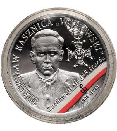 Poland. 10 Zlotys 2019, Stanisław Kasznica ,,Wąsowski", series: “The Enduring Soldiers Accursed by the Communists”  - Proof