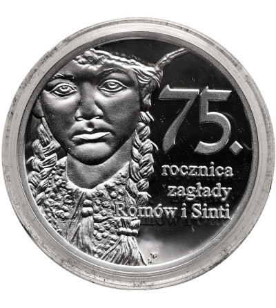 Poland. 10 Zlotys 2019, 75th anniversary of the genocide of the Roma and Sinti - Proof