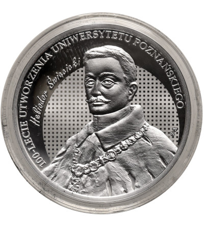 Poland. 10 Zlotys 2019, 100th anniversary of the founding of the University of Poznań - Proof