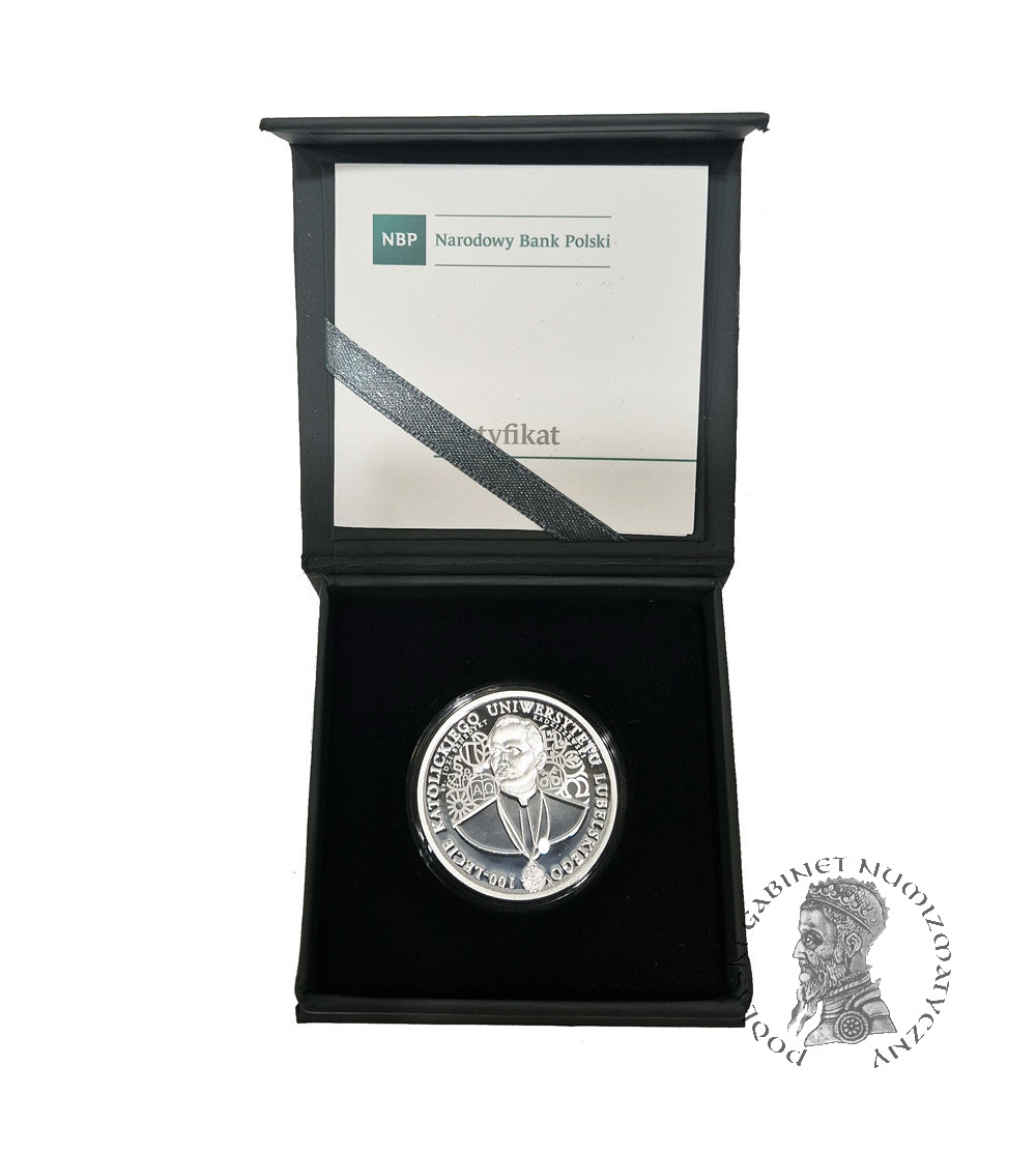 Polska. 10 złotych 2019, 100-lecie Katolickiego Uniwersytetu Lubelskiego - Proof