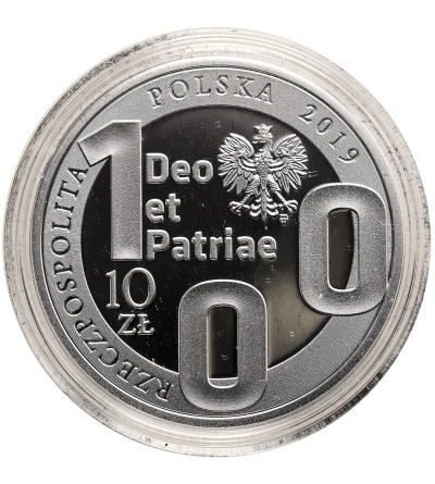 Polska. 10 złotych 2019, 100-lecie Katolickiego Uniwersytetu Lubelskiego - Proof