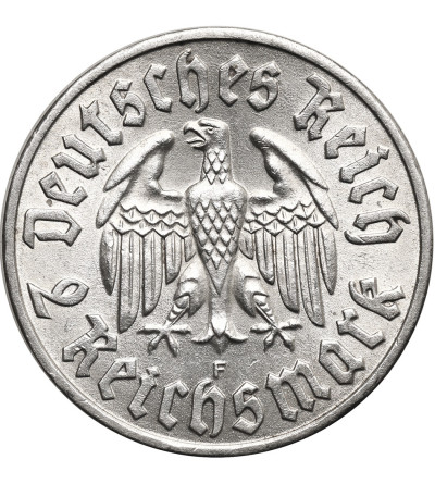 Niemcy, III Rzesza. 2 marki 1933 F, Martin Luther