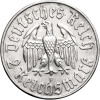 Niemcy, III Rzesza. 2 marki 1933 F, Martin Luther
