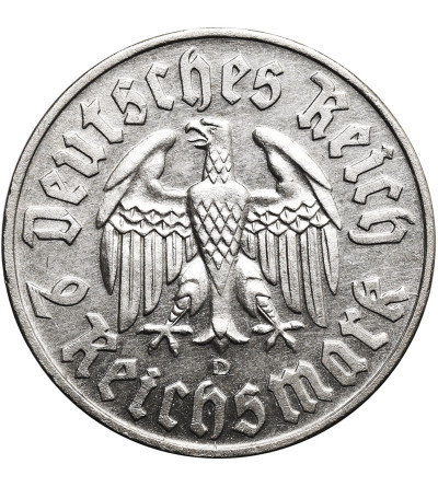 Niemcy, III Rzesza. 2 marki 1933 D, Martin Luther