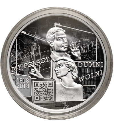 Poland. 10 Zlotys 2018, We, the Poles: Proud and Free 1918–2018 - Proof