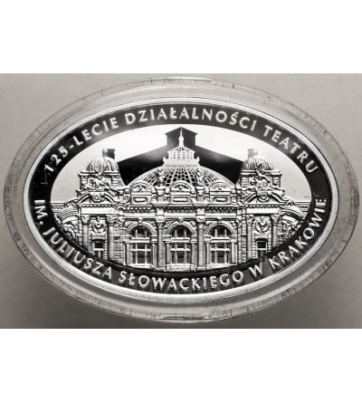 Poland. 10 Zlotys 2018, 125th Anniversary of the Juliusz Słowacki Theater in Kraków - Proof