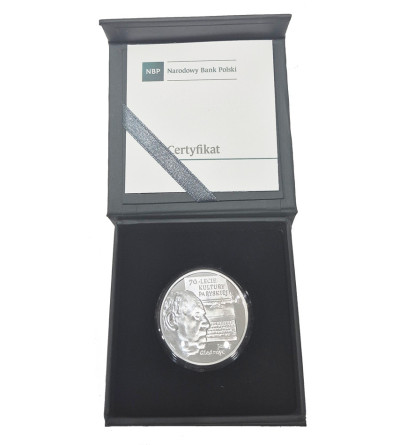 Polska. 10 złotych 2017, 70-lecie Kultury Paryskiej - Jerzy Giedroyć - Proof