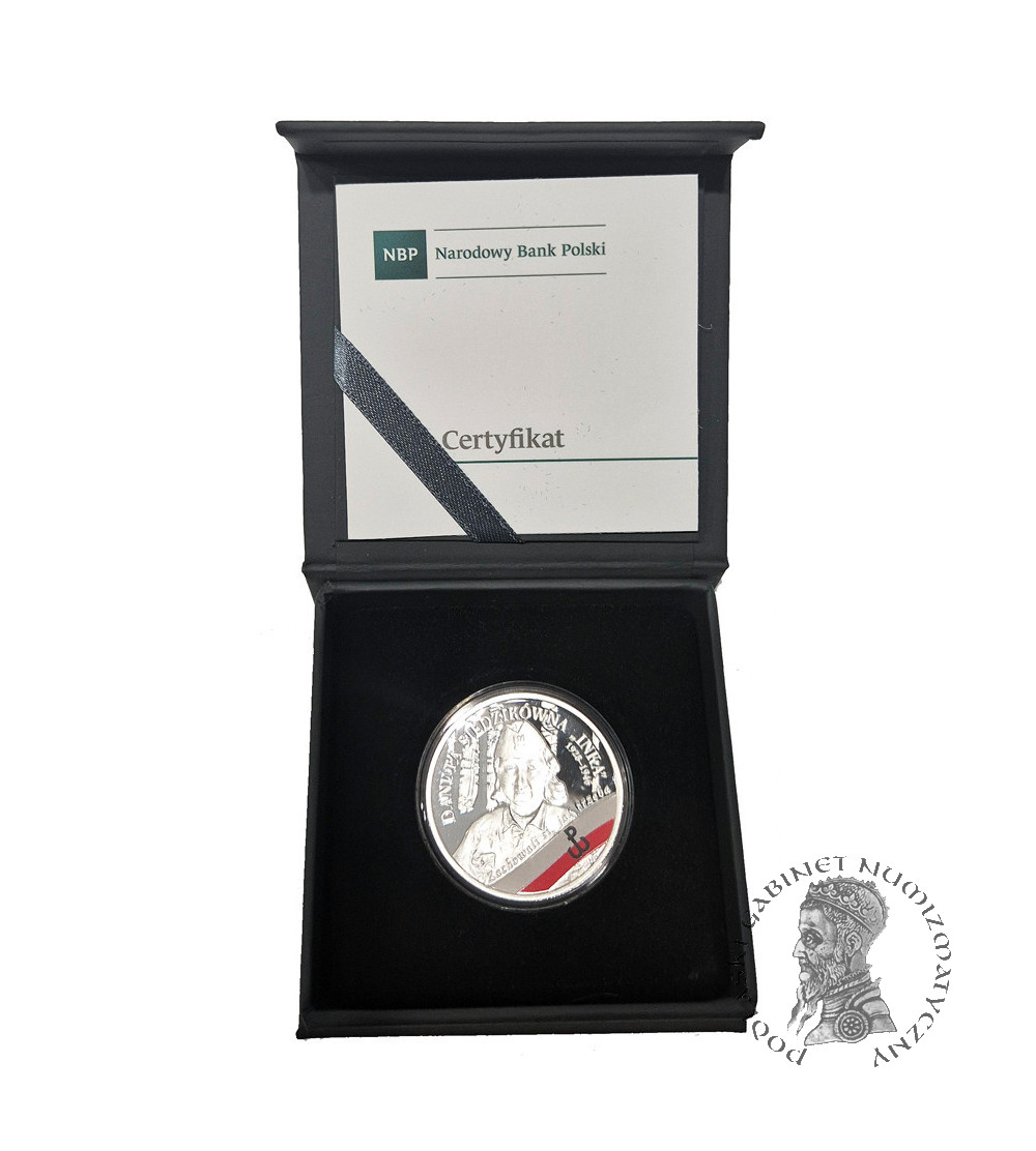 Poland. 10 Zlotys 2017, Danuta Siedzikówna “Inka”, series: “The Enduring Soldiers Accursed by the Communists”  - Proof