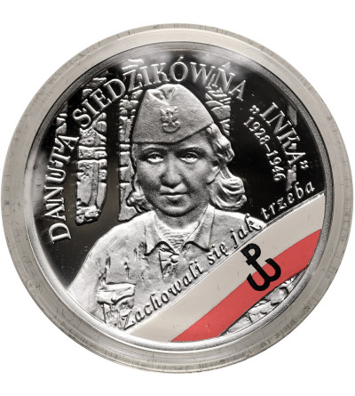Poland. 10 Zlotys 2017, Danuta Siedzikówna “Inka”, series: “The Enduring Soldiers Accursed by the Communists”  - Proof