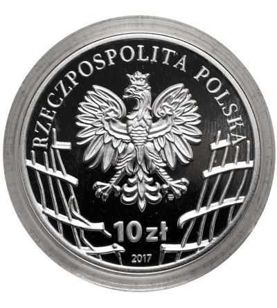 Poland. 10 Zlotys 2017, Danuta Siedzikówna “Inka”, series: “The Enduring Soldiers Accursed by the Communists”  - Proof