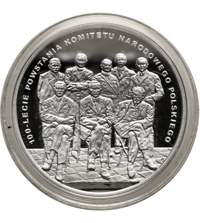 Poland. 10 Zlotys 2017, 100th anniversary of the founding of the Polish National Committee - Proof