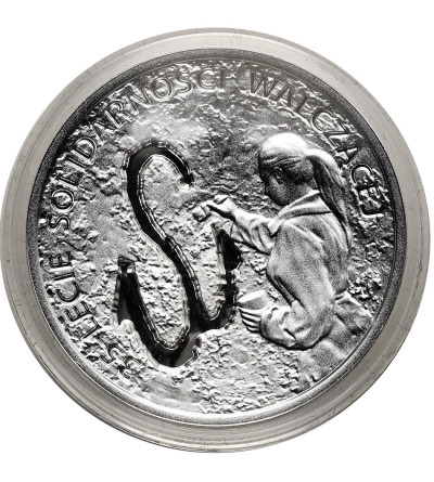 Poland. 10 Zlotys 2017, 35th anniversary of Fighting Solidarity - Proof