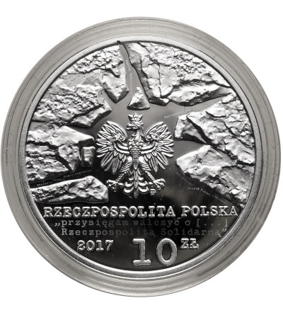 Polska. 10 złotych 2017, 35 - lecie Solidarności Walczącej - Proof