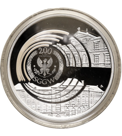 Polska. 10 złotych 2016, Dwusetna rocznica powstania Szkoły Głównej Gospodarstwa Wiejskiego w Warszawie - SGGW - Proof