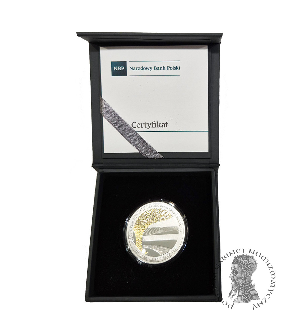 Poland. 10 Zlotys 2016, NBP Money Centre in memory of Sławomir S. Skrzypek - Proof