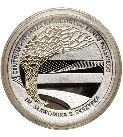 Poland. 10 Zlotys 2016, NBP Money Centre in memory of Sławomir S. Skrzypek - Proof