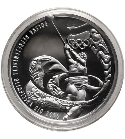 Polska. 10 złotych 2016, Polska Reprezentacja Olimpijska - Rio de Janeiro 2016 - Proof