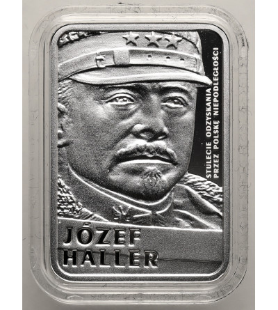 Poland. 10 Zlotys 2016, Centennial of Poland’s Regaining of Independence - Józef Haller - Proof