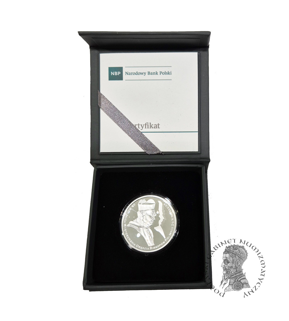 Polska. 10 złotych 2015, 50. rocznica Orędzia - Listu Pojednania biskupów polskich skierowanego do biskupów niemieckich - Proof