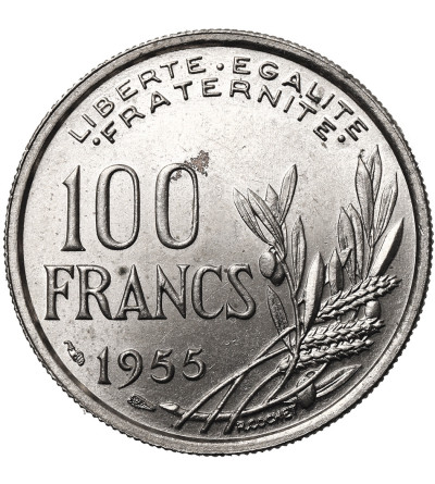 Francja, Czwarta Republika 1947-1958. 100 franków 1955