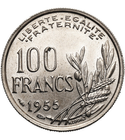 Francja, Czwarta Republika 1947-1958. 100 franków 1955