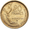 Francja, Czwarta Republika 1947-1958. 20 franków 1951 B